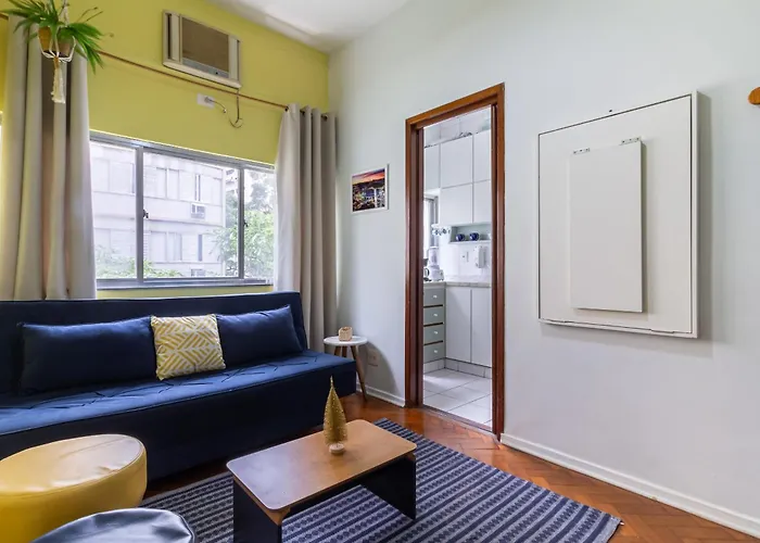 Apartamento Em Copacabana A 9 Minutos Da Praia - Stc202